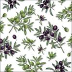 Ambiente Olives All Over papírszalvéta 33x33cm, 20db-os