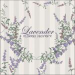 Ambiente Lavender Flowers papírszalvéta 33x33cm, 20db-os - szep-otthon