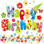 Ambiente Happy Birthday papírszalvéta 33x33cm, 20db-os