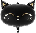 Partydeco Lufi 18" 45cm Cica, Fekete (LUFI238547)