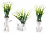 Decorer Set 3 plante artificiale in ghiveci 9x6x32 cm (A71.46.43) - decorer