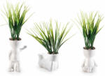 Decorer Set 3 plante artificiale in ghiveci 9x6x32 cm (A71.46.43)