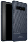 iPaky Husa Compatibila cu Samsung Galaxy S10 Plus, iPaky, Carbon Flexibil, Albastru