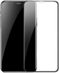 Baseus Folie Compatibil cu iPhone 11 Pro Max / Compatibil cu iPhone XS Max, Sticla Securizata 3D, cu Rama, Full Screen, Baseus, Negru