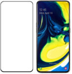 Wozinsky Folie Compatibil cu Samsung Galaxy A80, Sticla Securizata cu Rama, Super Rezistenta, Case Friendly, Negru