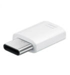 Samsung Adaptor / OTG, Micro USB - USB C, Compatibila cu Samsung, GH98-40218A / EE-GN930BW, Bulk, Alb