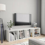 vidaXL Bibliotecă/Comodă TV, alb, 143 x 30 x 36 cm (800261) - izocor Raft