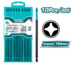 TOTAL Set 10 biti de impact PH2x150mm, Total TACIM16PH263 (TACIM16PH263) Surubelnita