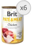 Brit Brit Pate & Meat Nedves kutyaeledel, Csirke, 6x800g