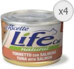 Life Pet Care Le Ricette nedves macskaeledel, tonhal és lazac, 4 x 150 g