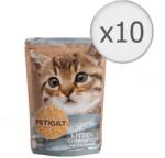PETKULT Kitten macskaeledel, tőkehal és szardínia, 10x100g