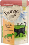 Feringa 24x85g Feringa tasakos multipack nedves macskatáp - Kacsa, borjú & brokkoli