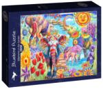 Bluebird Puzzle 2000 db-os puzzle - Elephants in the Garden (90015) (90015)