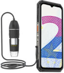 Ulefone Microscop digital portabil Ulefone uSmart C01 Negru pentru seria Armor, 1MP, 8 LED-uri, Zoom 50X 1000X