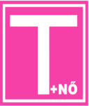  Mágneses rózsaszín T +nő (Tanuló vezető + nő) jelzés autóra