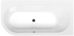 POLYSAN Astra R SLIM jobbos sarokhoz illeszthető asszimetrikus kád 165x80 cm, fehér 34611S (34611S)