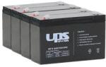 UPS Power Eaton PowerRite Max 1000VA helyettesítő szünetmentes akkucsomag (4 * 6V 12Ah)