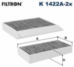 FILTRON Filtru, aer habitaclu FILTRON K 1422A-2x (K 1422A-2x)