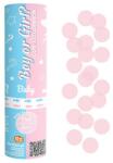 Godan Konfetti ágyú, 15cm-es, Boy or Girl, rózsaszín kerek konfettit kilövő (LUFI895020)