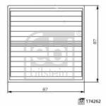 Febi Bilstein filtru combustibil FEBI BILSTEIN 174262 (174262) - automobilus