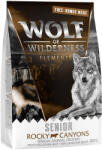 Wolf of Wilderness Wolf of Wilderness Testează: Hrană uscată, umedă, snackuri câini - uscată: Senior Rocky Canyons Vită crescută în aer liber (300 g)