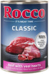 Rocco Rocco Pachet economic Classic 24 x 400 g - Vită și inimi de vițel