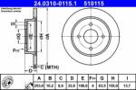 ATE Disc frana ATE PowerDisc 24.0310-0115.1 (24.0310-0115.1)