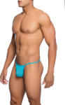 MOB Sheer T-Back Thong Aqua L/XL