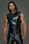 Noir Handmade H062 Hooded Shirt with 2-way Zipper S