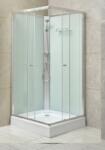 Balneum Sevilla szögletes zuhanykabin világos hátfallal 80x80 (BL-7051-80)