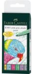 Faber-Castell Marker caligrafic Pitt Artist Pen Pastel 6 buc/set Faber-Castell FC167163 (FC167163)