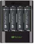 GP USB akkumulátor töltő 4 db AA méretű akkuval, U421 + 4×AA GP ReCyko+ Pro, 1-4 csatornás töltés (GP-B04211)