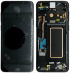 Samsung G965 Galaxy S9 Plus gyári LCD+érintőpanel fekete kerettel (967034)