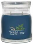 Yankee Candle Lumânare aromată, borcan Cedar, 2 fitile - Yankee Candle Bayside Cedar 368 g