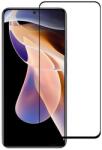  Temp-glass631274431 Xiaomi Poco F4 / Redmi Note 11 Pro / Note 11 Pro Plus teljes lefedettséget biztosító karcálló, ütésálló kijelzővédő üvegfólia kerettel, tempered glass, törlőkendővel (Temp-glass631