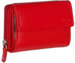 Gina Monti Közepes méretű kihajthatós piros női bőr pénztárca RFID Gina Monti (2374 red)