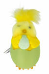 Yala Design Húsvéti dekoráció csibe tojáshéjban - zöld (067826)