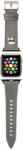 Karl Lagerfeld Apple Watch szíj 42/ 44/ 45/ 46 /49 mm Karl Lagerfeld Head PU ezüst (OS-0307)