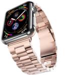 Utángyártott Apple Watch szíj 42/ 44/ 45/ 46 /49 mm fém - rosegold (OS-0178)