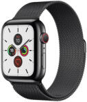 Utángyártott Milánói Apple Watch 42/ 44/ 45/ 49 mm fém - fekete (OS-0228)