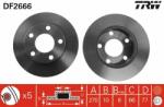 TRW Disc frana TRW DF2666 (DF2666) - automobilus