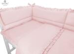 MimiNu by Kieczmerski MimiNu, Royal, set lenjerie de pat 5 piese, roz, 100x135 cm Lenjerii de pat bebelusi‎, patura bebelusi