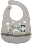 Canpol Babies - Szilikon melltartó zsebbel Bonjour Paris bézs színben