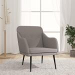 vidaXL Fotoliu, gri taupe, 63x76x80 cm, textil (351479)