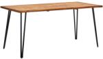 vidaXL Masă grădină picioare formă ac de păr 160x80x75 cm lemn acacia (46666)