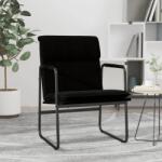 vidaXL Scaun de relaxare, negru, 55x64x80 cm, material textil (351344)
