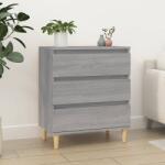 vidaXL Servantă, sonoma gri, 60x35x70 cm, lemn prelucrat (823046) Comoda