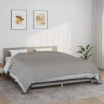 vidaXL Pătură cu greutăți, gri, 235x290 cm, 11 kg, material textil (350732) Patura