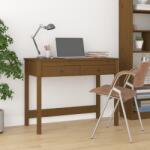 vidaXL Birou cu sertare, maro miere, 100x50x78 cm, lemn masiv de pin (824646)