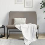 vidaXL Bancă, gri taupe, 100x75x76 cm, material textil (351326)